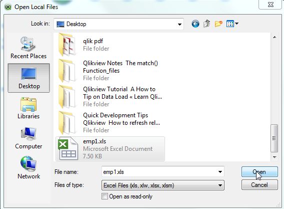 Upload a file